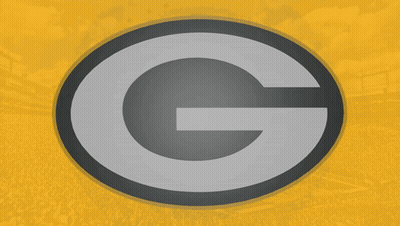 Green Bay Packers Logo On Yellow Background GIF