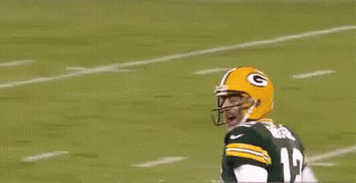 Green Bay Packers Player Celebrating Touchdown GIF