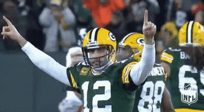 Green Bay Packers Player Giving Middle Finger GIF