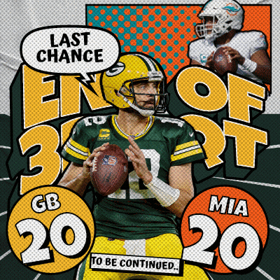 Green Bay Packers Player Holding Football Last Chance GIF