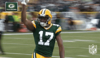Green Bay Packers Player Number 17 GIF