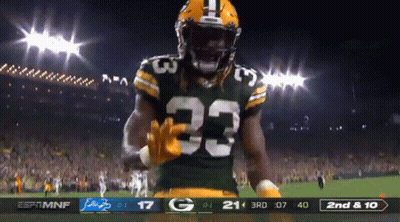 Green Bay Packers Player Number 33 GIF