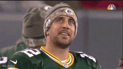 Green Bay Packers Player Smiling In Beanie GIF