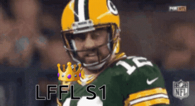 Green Bay Packers Player With Crown Saying LFL S1 GIF