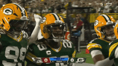 Jugadores de Green Bay Packers celebrando GIF