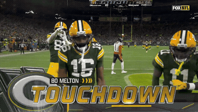 Green Bay Packers Playing Against Chicago Bears GIF