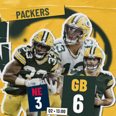 Green Bay Packers Playing New England Patriots February 2Nd GIF