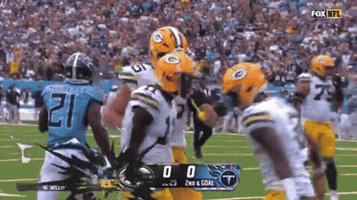 Green Bay Packers Playing Titans GIF