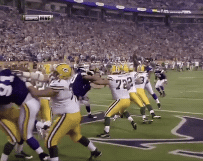 Green Bay Packers Playing Vikings GIF