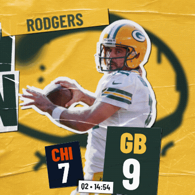 Green Bay Packers Poster Man Throwing Ball GIF