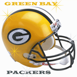 Green Bay Packers Sparkling Logo Design GIF