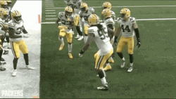 Green Bay Packers Team Having Fun GIF