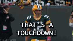 Green Bay Packers Touchdown Aaron Rodgers GIF