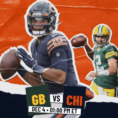 Green Bay Packers Vs Chicago Bears Football Ad GIF