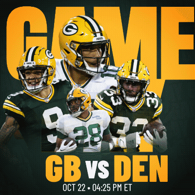 Green Bay Packers Vs Denver Broncos Oct 22 GIF