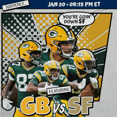 Green Bay Packers Vs San Francisco 49Ers January 20 8:15 PM ET GIF