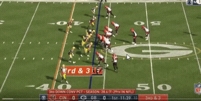 Green Bay Packers Vs Washington Redskins Football Game GIF