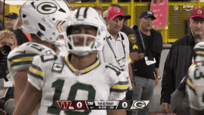 Green Bay Packers Vs Washington Redskins NFL Game GIF