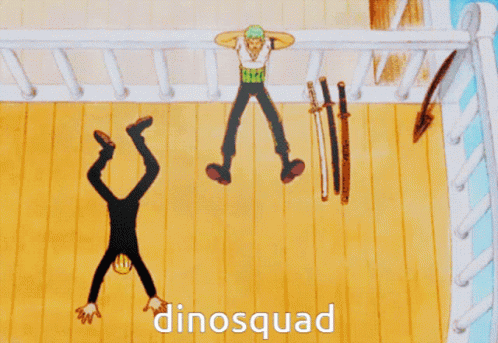 Green Blanket With Dinosquad GIF
