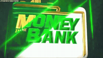Green Briefcase Saying Money In The Bank GIF