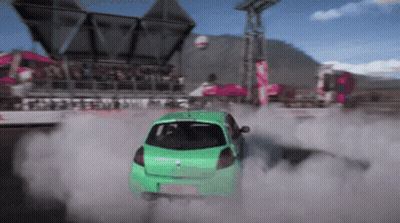 Green Car License Plate SDC GIF