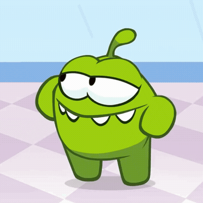 Green Cartoon Character Big Smile GIF