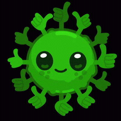 Green Cartoon Character Giving Thumbs Up GIF