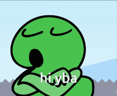 Green Cartoon Character Hiyba GIF