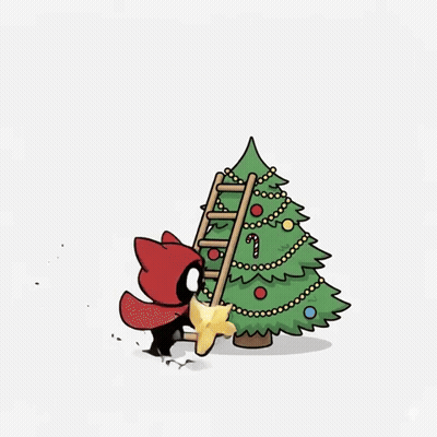 Green Cartoon Character In Round Sunglasses GIF
