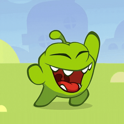 Green Cartoon Character Laughing GIF