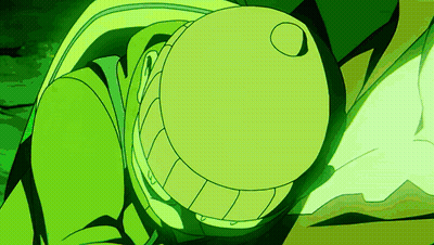 Green Cartoon Character Lying Head Down GIF