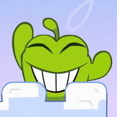 Green Cartoon Character Smiling Thumbs Up GIF