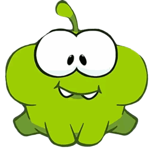 Green Cartoon Character With Big Eyes Sticker