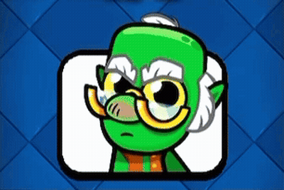 Green Cartoon Character With Glasses And Beard GIF