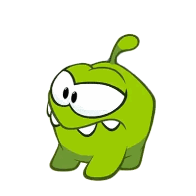Green Cartoon Character With Red Tongue Sticker