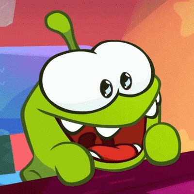 Green Cartoon Character With Red Tongue GIF