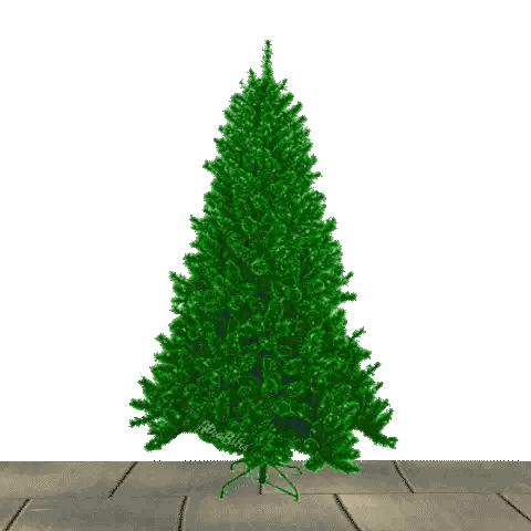 Green Christmas Tree Masandhappy Sticker