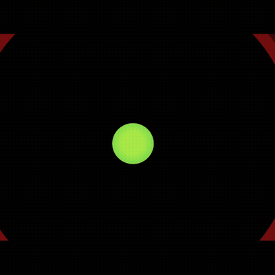 Green Circle In Middle Of Circle GIF