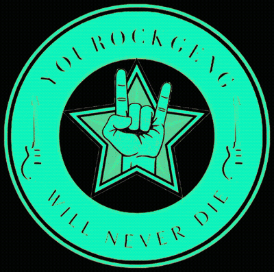 Green Circle Rock Hand Sign You Rocking Will Never Die GIF