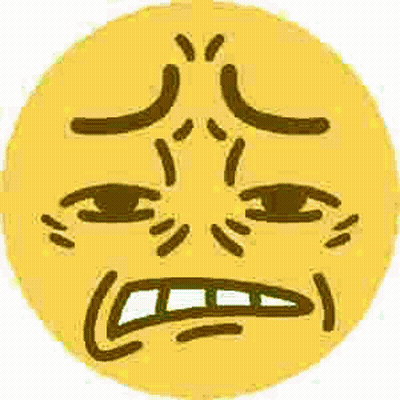 Green Circle Sad Face GIF