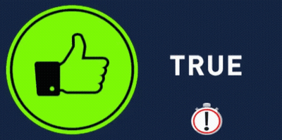 Green Circle Thumbs Up True GIF
