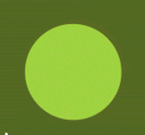 Green Circle With Dragonfly GIF