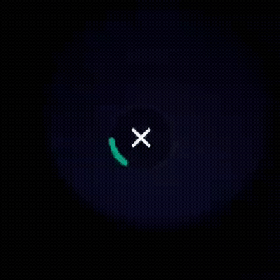 Green Circle With White X GIF