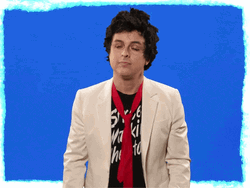 Green Day Billie Joe Angel Face GIF