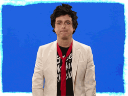 Green Day Billie Joe Lips Sealed GIF