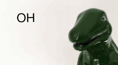 Green Dinosaur Saying You're Amazing Too GIF