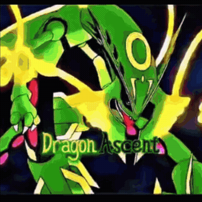 Green Dragon Saying Dragon Ascent GIF