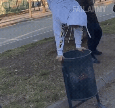 Green Dumpster I'm So Over Your Garbage GIF