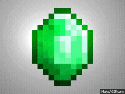 Green Emerald Pixel Art GIF