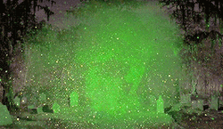 Green Explosion Glitter Bomb GIF
